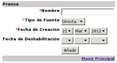 Nueva Fuente Frecuente